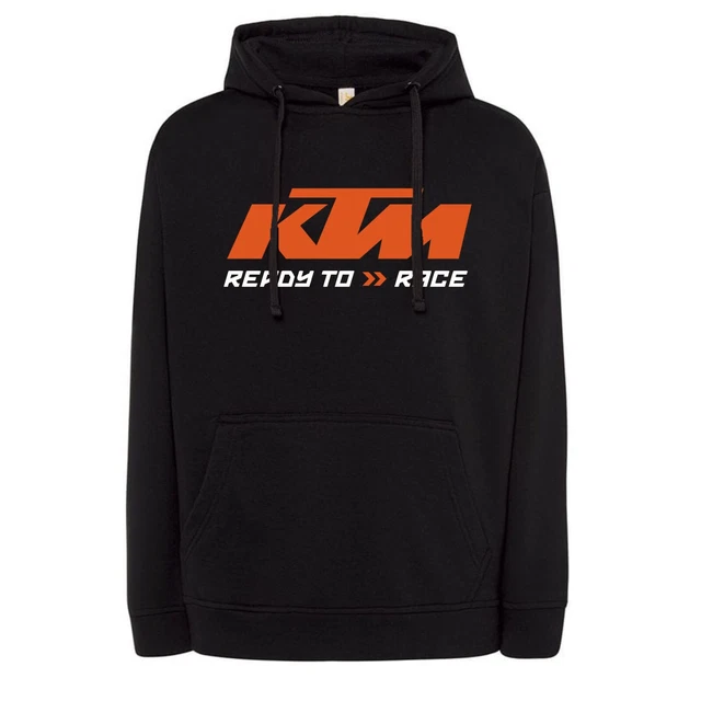 Felpa Cappuccio Personalizzata KTM Moto Race Motociclista Tributo Motocross