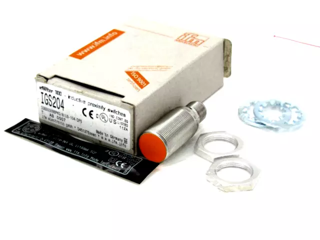 New Efector Igb3008Bbpkg/M/Us-104-Dps-Igs204 Proximity Sensor Igs204