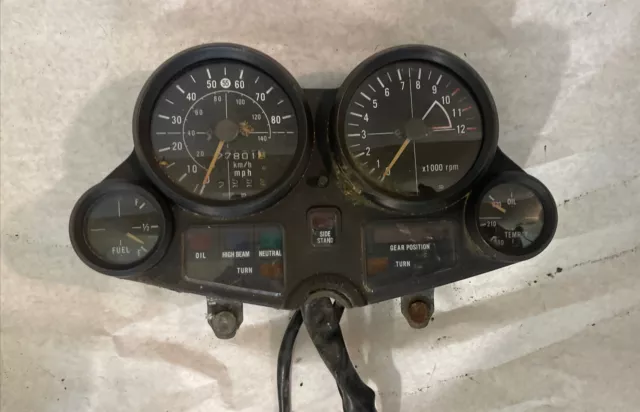 Suzuki GS 750 GS750 gauges clocks tachometer speedometer tach speedo 1980-1983