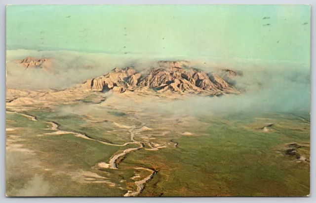 Postcard Badlands National Monument South Dakota Posted 1977