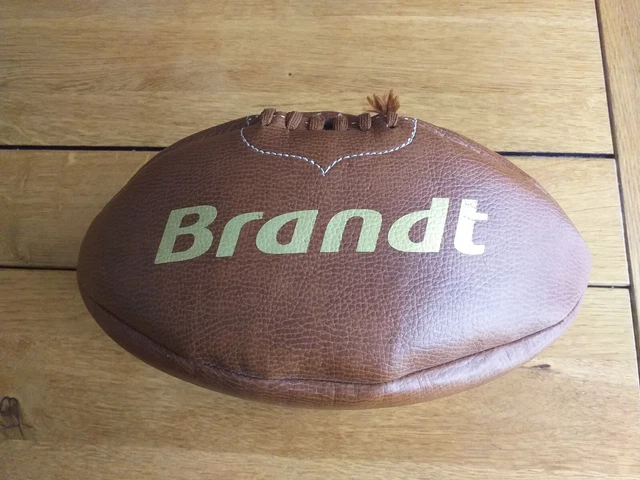 Vintage Objet Publicitaire Ballon De Rugby Marque Brandt
