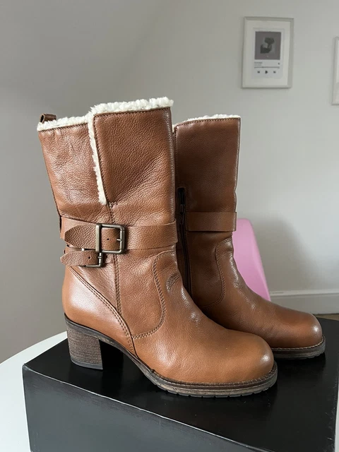 Dune fur lined boots sale