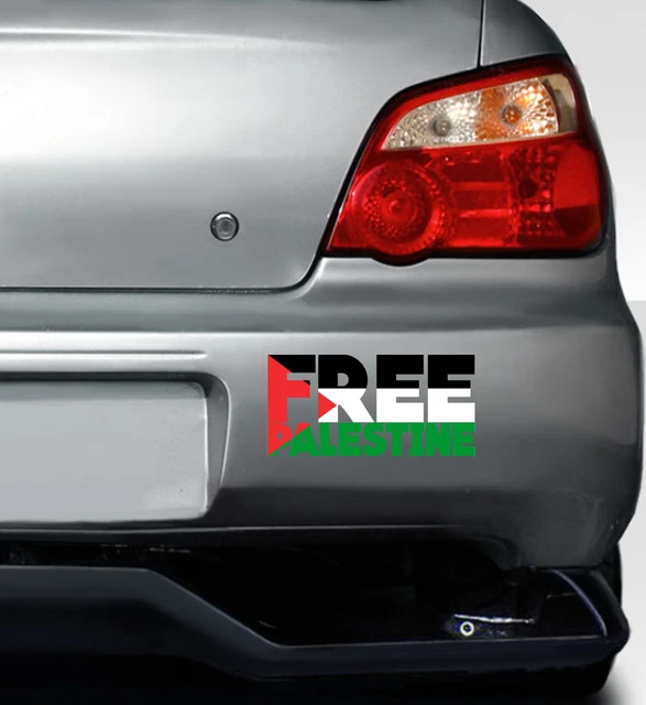 FREE PALESTINE CAR Sticker | Palestine Decal | Palestine Flag Bumper