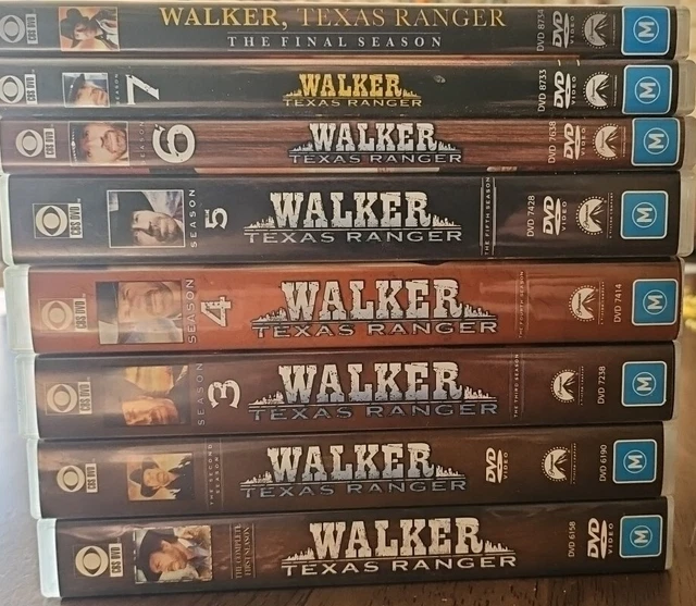 WALKER, TEXAS RANGER The Complete Season 1 2 3 4 5 6 7 8 DVD Like