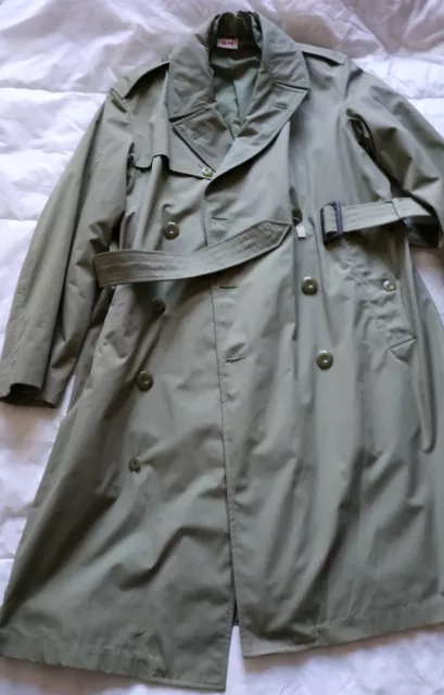 Imperméable militaire style US uniforme officier Indochine Algérie French armée