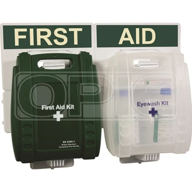 Safety First Aid BS Compliant Medium Eyewash & First Aid Point (FAP30MD)