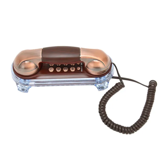 (Lila Bronze)Retro-Festnetztelefon Schnurgebundenes Telefon Für Festnetz