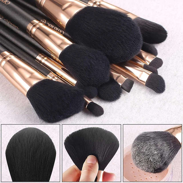 ® Pennelli Make Up, 12Pcs Set Di Pennelli Da Trucco Professionali Con Porta Penn 3