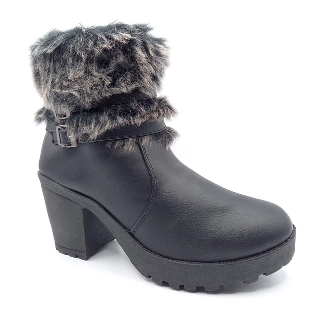 Bottines Femme Cuir Marron Taille 37 (EU 40/US 6.5) – État Très Bon, Style élégant