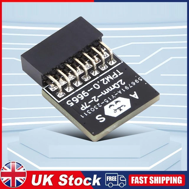 TPM 2.0 Encryption Processor LPC Interface for ASUS/MSI/ASRock (14Pin For ASUS)