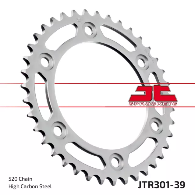 Kettenrad 39 Zähne für Honda XR 250 R, 600 R, 650 L