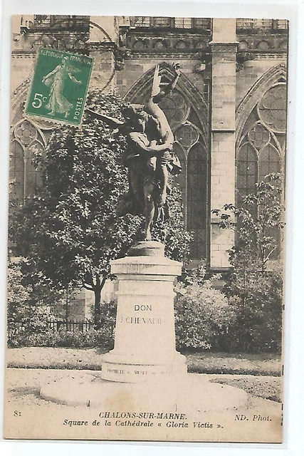 51  Chalons Sur Marne  Square De La Cathedrale  Gloria Victis
