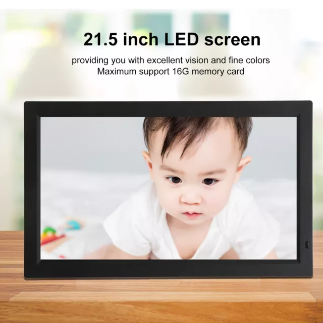 21.5 Inch HD Digital Picture Frame 1920x1080 Digital Photo Frame With Electr SD0