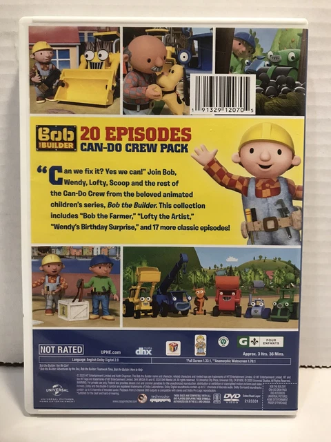 BOB THE BUILDER: 20 Episodes Can-Do Crew Pack (DVD, 2020) $11.99 ...