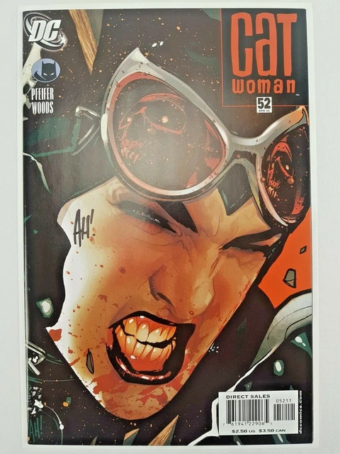 DC Comics (2006) Catwoman #52 Signed By Adam Hughes VF/NM - Box L