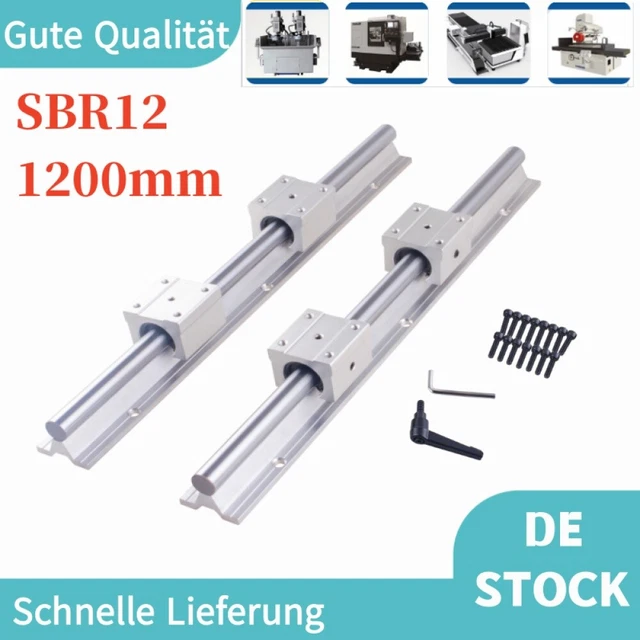 Guida Lineare MGN12 550mm Con Blocco MGN12H Per Stampanti 3D E Macchine CNC - 3