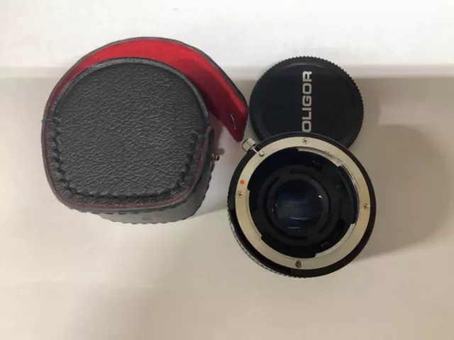 Soligor MP Auto Tele Converter 2X to Fit Nikon-EM Lens Made in Japan w Case