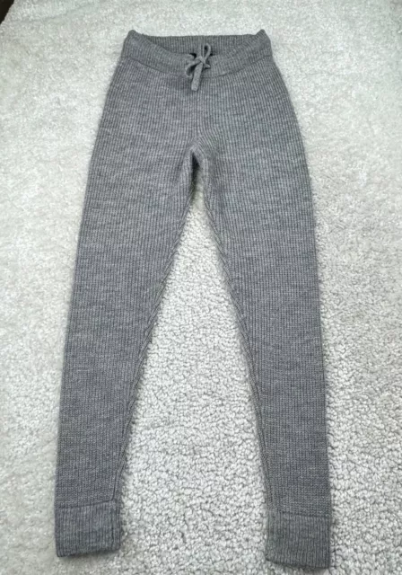 Pantalones para correr Jenni Kayne acanalados gris brezo para mujer XS