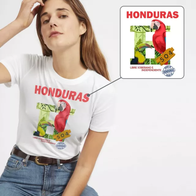 Camisa de honduras turística, HN, camisa personalizada, Catrachos mandar sobre tacón