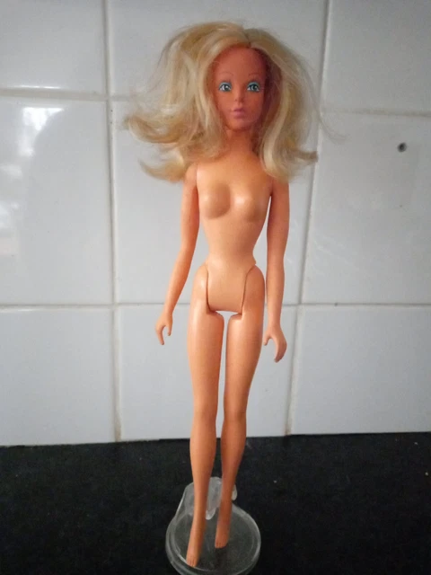Vintage Ideal Tuesday Taylor Doll with stand. Not hair colour changing model.