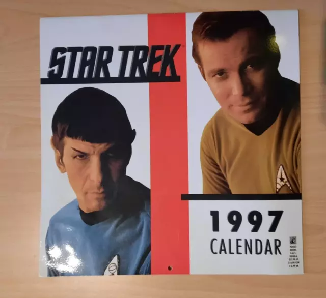 Original Star Trek Calendar 1997 (kleiner Wasserschaden)