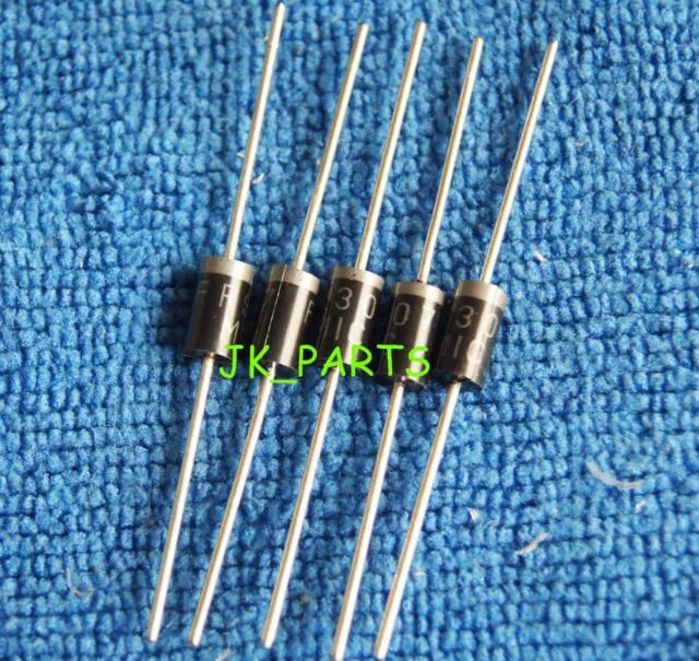 100pcs FR307 3A 1000V Fast Recovery Diodes