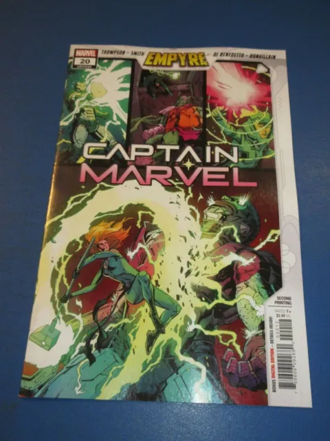 Captain Marvel #20 2nd print variant NM Gem Wow