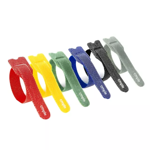 60 PCS Reusable Cable Ties  Adjustable Cord Organizer 6-inch - Multicolor