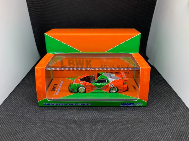 INNO64 - MAZDA RX-7 FD3S LB Super Silhouette Expo Orange/Green 2024 1: ...