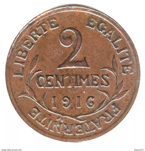 2 Centimes Daniel Dupuis 1916