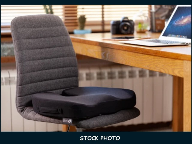 5 ESTRELLAS UNITED Cojín de asiento para silla 100% espuma viscoelástica almohadilla firme coxis ciática