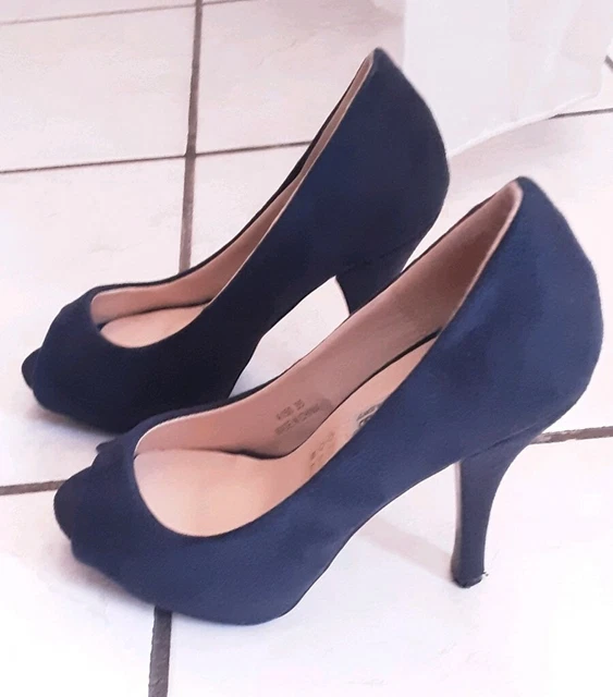 Decollete spuntate blu clearance