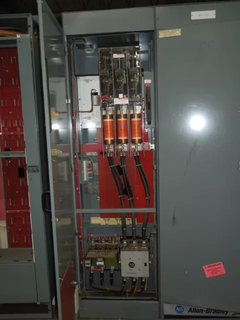 Allen Bradley 2100 Series Size 6 500-GO Starter Fused Disconnect Full Section