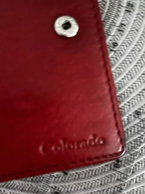 Colorado Red Leather Wallet - Ladies