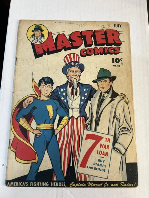 Master Comics #62 - Raw 2.5 - Captain Marvel Jr. (1945)