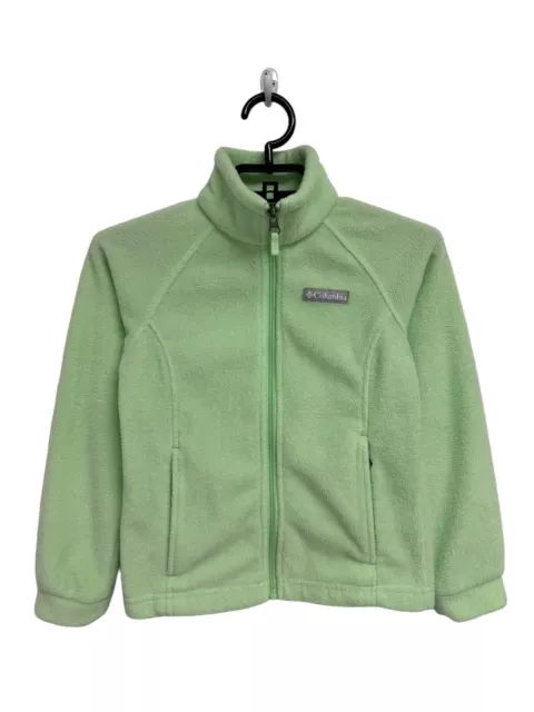 Columbia Sportswear Co. Girl's Mint Green Fleece Full Zip Jacket Size S