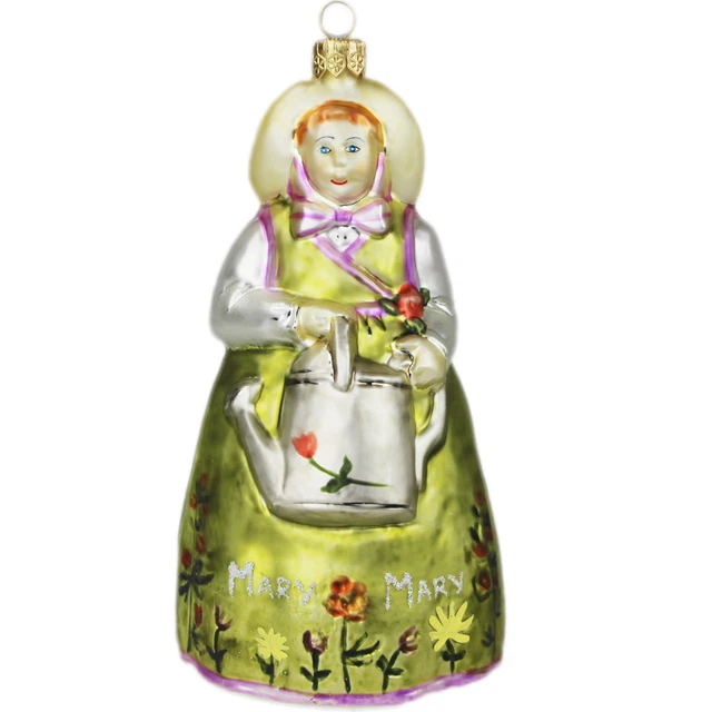 Christbaumschmuck Glasschmuck Weihnachtsschmuck Glas-Baumbehang Figur Gärtnerin