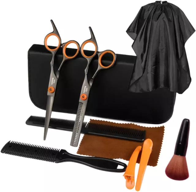 Tijeras Profesionales Para Cabello Peluquería Barbero Corte De Pelo Capa Set