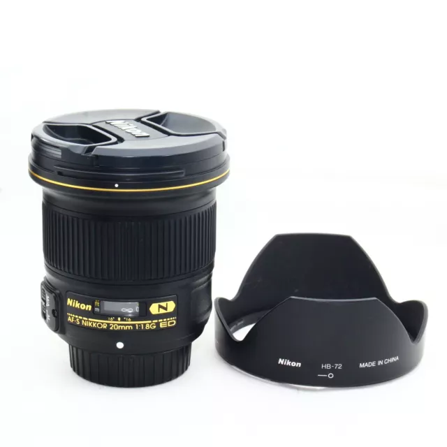 "Near Mint w/Hood" NIKON AF-S NIKKOR 20mm f/1.8 G ED  #11037