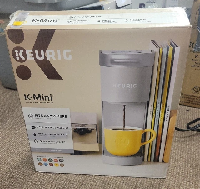 KEURIG KMINI SINGLE Serve KCup Pod Coffee Maker Studio Gray 40.00