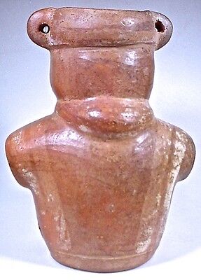 Pre-Columbian MOCHE FIGURAL JAR W/COA 2