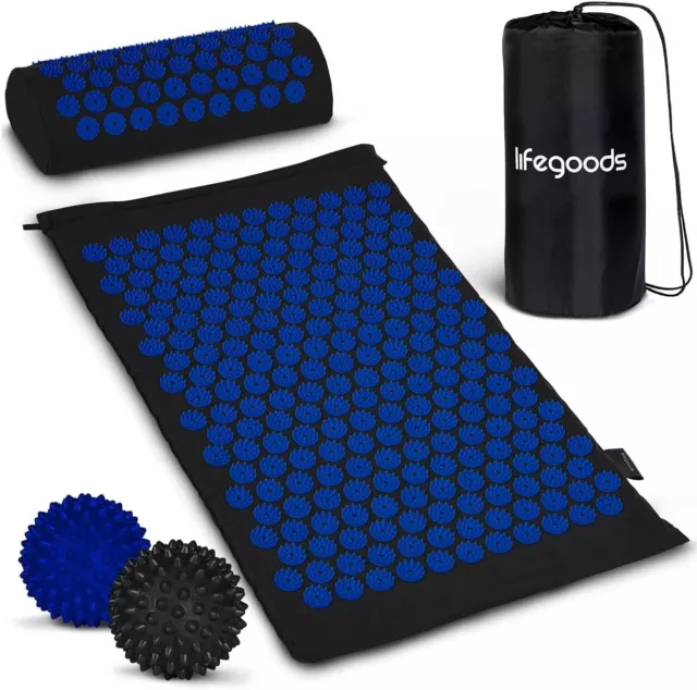 LifeGoods Tapis Acupression Tapis de Massage Mal De Dos - Relaxation et Traiteme