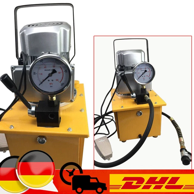 Pompa idraulica elettrica pompa elettroidraulica & valvola manuale 700 bar DHL
