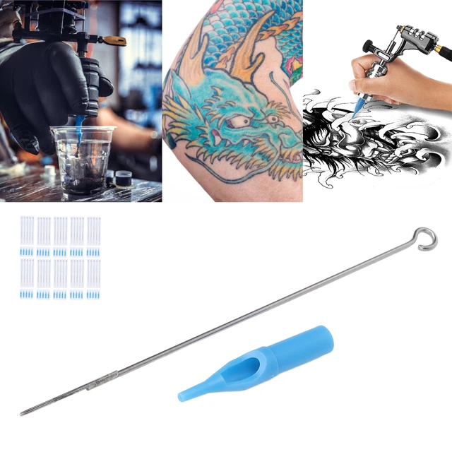 (9RS + 9RT Tattoo Needle)50pcs Tattoo Needles Tattoo Nozzle Tip 3RS 5RS 7RS 9RS