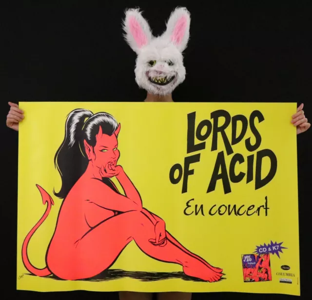 LORDS OF ACID - VOODOO U - Affiche originale concert - 1994 - Poster 116 x 78cm