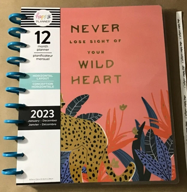 NEW 2023 JEWEL TONE JUNGLE BIG Happy Planner HORIZONTAL Layout 12 new-2023-jewel-tone-jungle-big-happy-planner-horizontal-layout-12