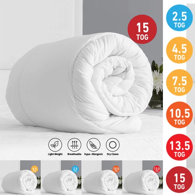Winter warme gemütliche Bettdecken Luxus Nacht Komfort Single Doppel King Size 2,5-15 Togs