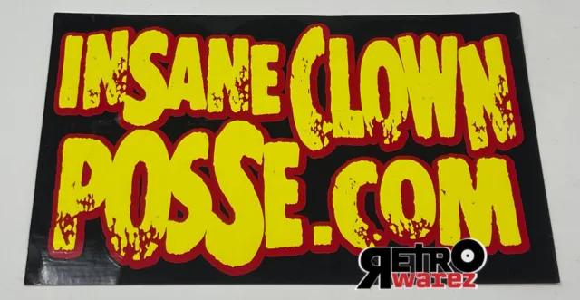 Insane Clown Posse - ICP .com Sticker 6.5” psychopathic records hatchetman
