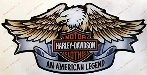 Stea logo decal HARLEY DAVIDSON, coppia adesivi. Per SERBATOIO, CASCO
