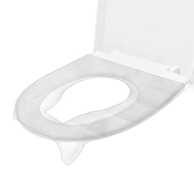 10 x Einweg Toilettensitz Auflage Abdeckung Cover Schutz Papier WC 43 x 35,5 cm